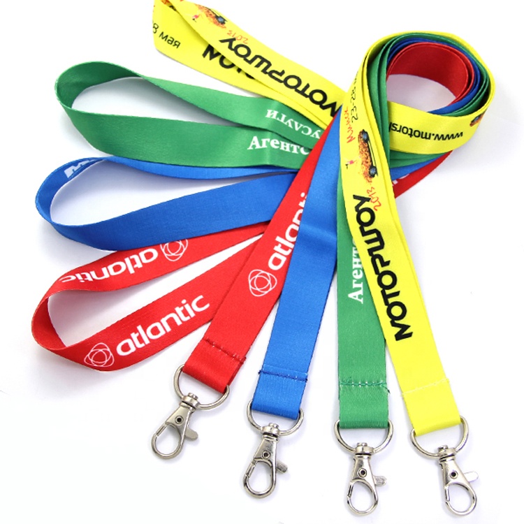 Printing Polyester Sublimation Custom Lanyards With Logo Custom